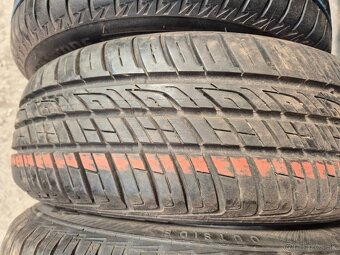 185/65 r14 letné 4 ks BARUM + BRIDGESTONE dezén 8,6-7,2 mm - 3