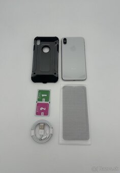 iPhone XS Max 64GB Silver (100% Batéria) + DARČEK - 3