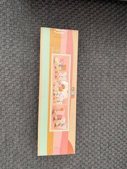 Little Dutch Vláčik ťahací drevený kvety a motýle - 3