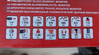 predám pneumatický rázový uťahovák KS Tools 515.1210 - 3
