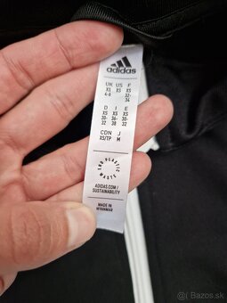 Dámska Adidas mikina cierna lesklá XS - 3