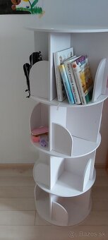 Otočná polica biela - 3