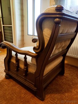 Staré rustikálne kreslo - 3