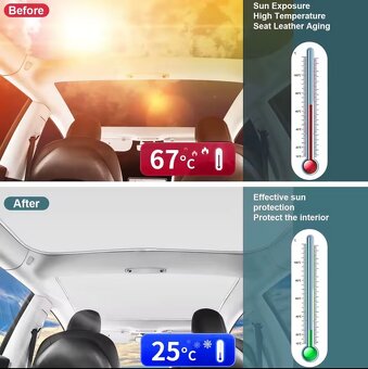 TESLA 3 nová slnečná clona do zadného okna 2017-23 - 3