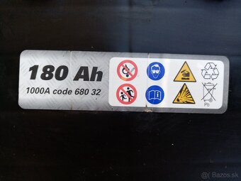 BATÉRIA - AKUMULÁTOR - Baterka 12v - 180ah - - 3
