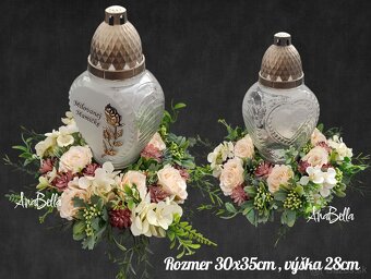 Ikebana na hrob, kahanec pre mamičku - 3