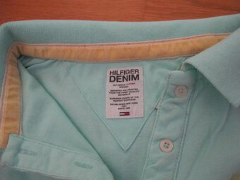 Tommy Hilfiger polo tričko mint XS - 3