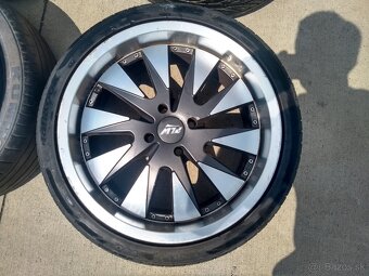 Prémiové športové hliníkové disky 4x100r17 s letnými pneu - 3