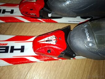 Detské lyže 65 cm + lyžiarky vel. 28,5 - 3