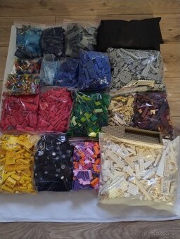 Originálne LEGO kocky - žltá 417 g - 3