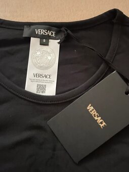 Versace tričko – čierna farba, veľkosť L - 3