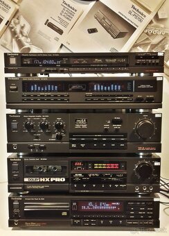 Zostava TECHNICS tuner, equalizer, zosilnovac, CD, deck= A01 - 3