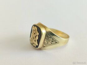 Zlatý pánsky prsteň - 3