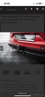 Zadný podnáraznik MAXTON KIA Proceed GT-line - 3