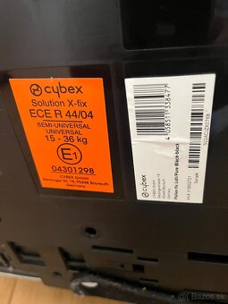 Autosedačka Cybex Solution x-Fix 15 - 36 kg - 3