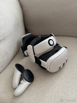 Meta Quest 3 512 GB + BOBOVR S3 PRO Head Strap + doplnky - 3