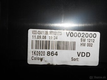 Budiky VW Golf V / benzinové, polodot / - 3