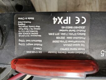 Kolobežka Sencor scooter S one, pokazená, nizky dojazd - 3