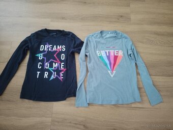 Tričká dlhý rukáv veľkosť 146 - 3