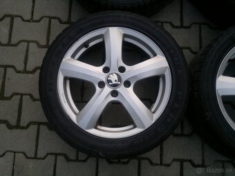 Elektrony Skoda Gamapart 5x112 R17, zimne pneu 205/50 r17 - 3