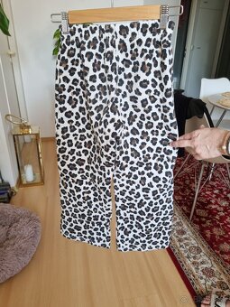 Zara zvonove leopardie tepláky veľkosť 134 - 3