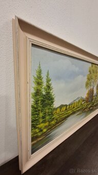Obraz krajiny/olejomaľba - 3