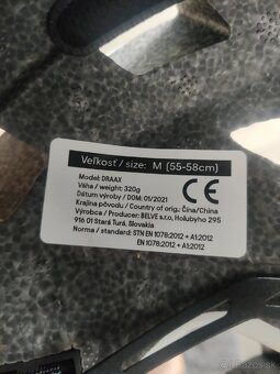 Prilba na bicykel značky CTM model DRAAX biela - 3