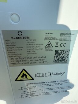 Klarstein 10000 BTU Mobilná Klimatizácia Biela - 3