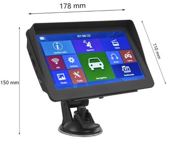 GPS 7",TIR 2025,256+16GB,WIN CE 6.0,IGO PRIMO SK - 3