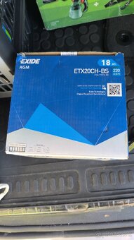 Bateria exide AXM ETX20CH-BS 18ah motocykel bateria - 3