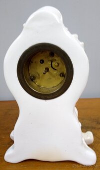 porcelánové stolové hodiny - 3