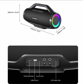 TRONSMART BANG MAX Bluetooth reproduktor - 3