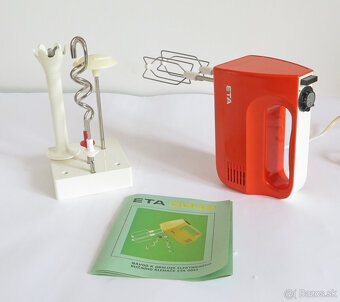 Retro Elektrický ručný Šľahač ETA 0042 mixér - 3