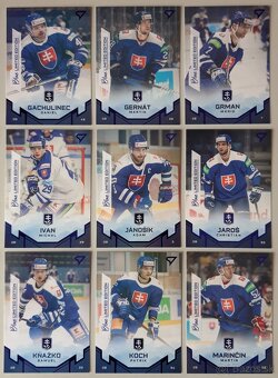 Hokejové kartičky HS 2022 BLUE LIMITED EDITION - KOMPLET SET - 3