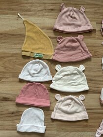 Detské čiapky do 6 mesiacov - pre dievčatko - 3