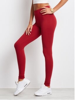 Dámske legíny Basic Bordó veľ. XL - 3