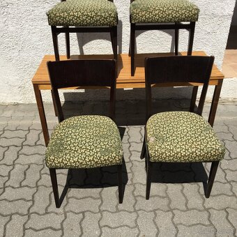 Retro stolicky Up Zavody Halabala 4ks vidiecke starozitne - 3