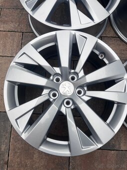 Orig. hliníkové disky Peugeot R17, 5x108 - 3
