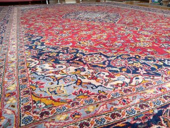 🌟Luxusný ručne viazaný perzský koberec Keshan 400×300 cm🌟 - 3