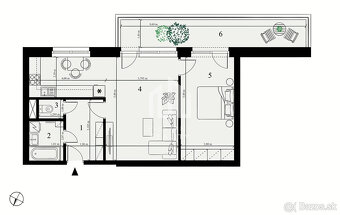 Iba u nás zľava 2-izb. byt v štandarde 71,23 m2 rezidencia - 3
