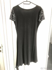 Čierne šaty s krajkou Dara Fashion 38 - 3