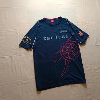 Arsenal FC official product futbalové čierne tričko XL - 3