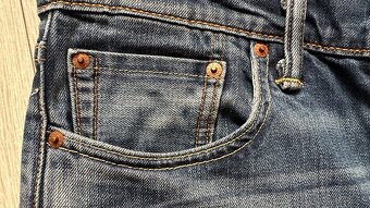 Pánske,kvalitné džínsy LEVIS 504 - veľkosť 32/32 - 3