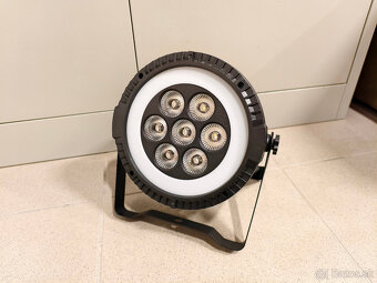 LED PAR Light 7x12W RGBW + Kruh - 3