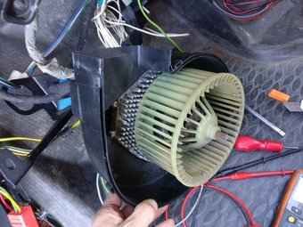odpor kúrenia ventilátora. Peugeot Partner 1, ročník 2000+ - 3