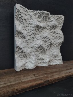 Akustický diffuzor Landscape 75×75cm - 3