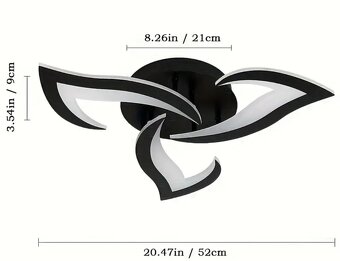 LED stropná lampa - svietidlo 52cm - 3