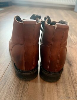 Hnedé členkové topánky, 38 - 3