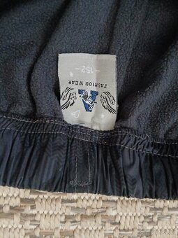 Detské zateplené nohavice 152 - 3