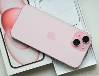 iPhone 15 Pink BATERIE 100% TOP - 3